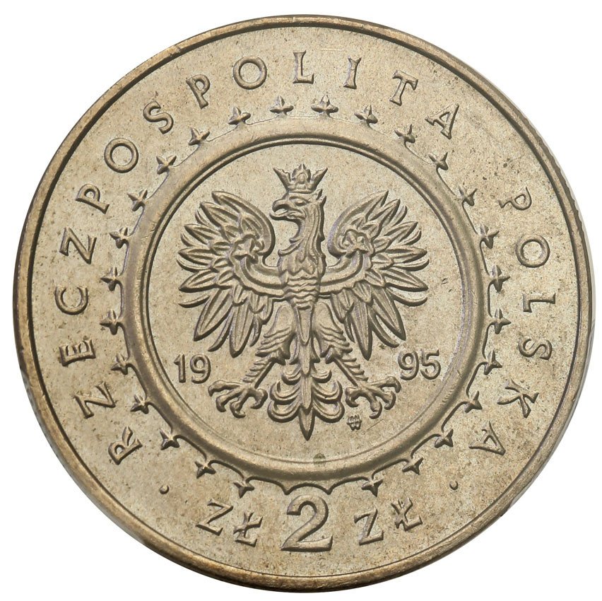 III RP. 2 złote 1995 Pałac Królewski w Łazienkach PCGS MS67